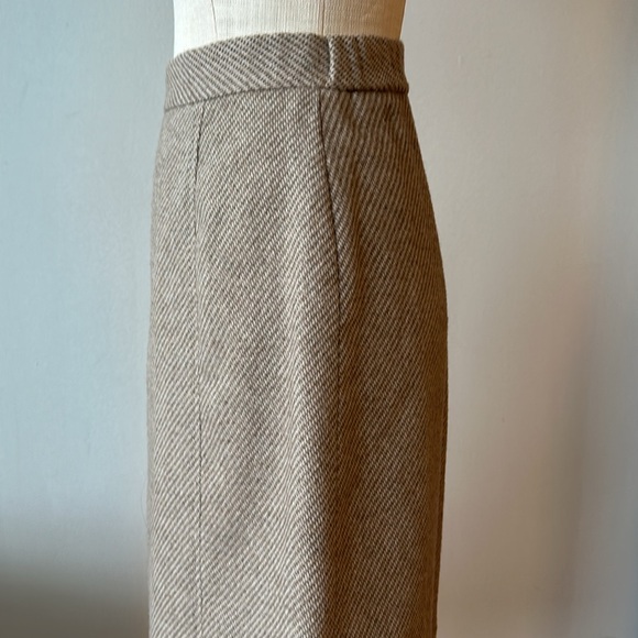 Vintage Glensport II beige pencil skirt small - Picture 6 of 9